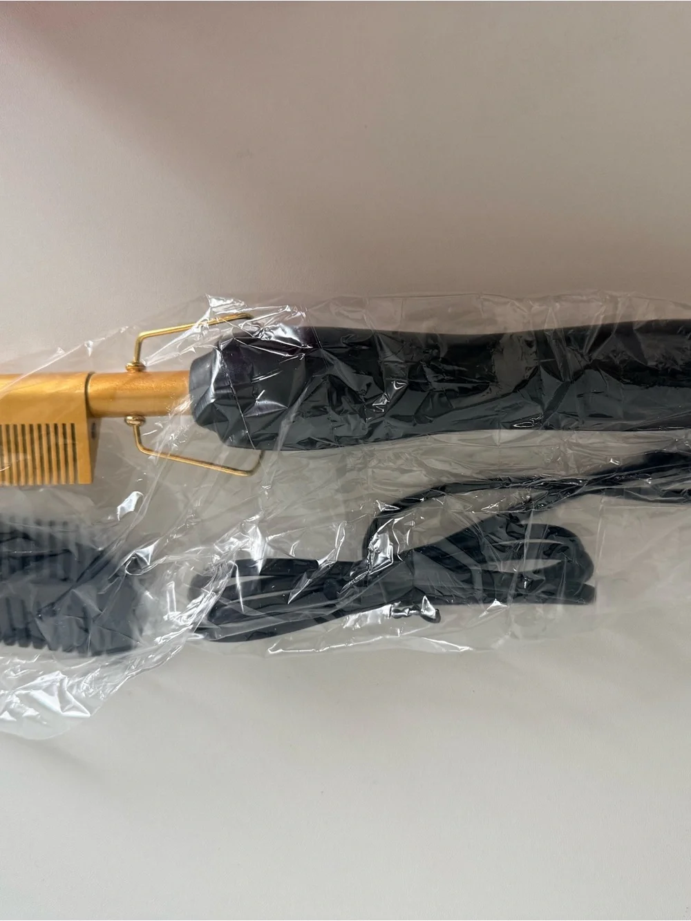 Styling Comb Men’s Hair Straightener - Black